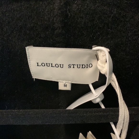 Loulou Studio Mill Cashmere Blend Coat - Picture 5 of 6